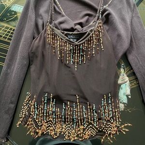 ECI tank and sweater set